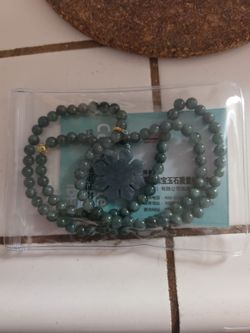 Jadeite necklace