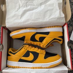 New Nike Dunk Low Goldenrod Size 12.5