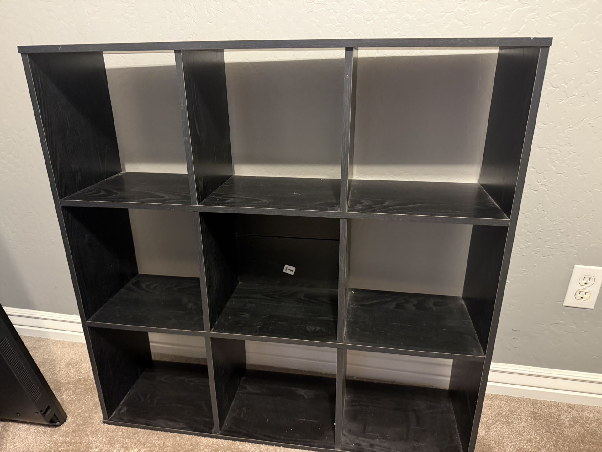 Black Cubicle Shelves