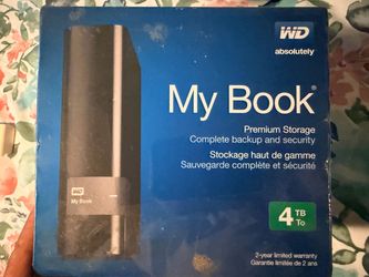 WD My Book Premium 4TB External HD