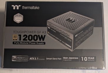 Thermaltake - Toughpower GF A3 1200W 80 PLUS Gold PCIe Gen 5 ATX 3.0 Ready