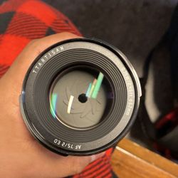 75 mm Camera lens e mount have original box with it as well