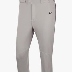 Nike Men's Vapor Select High Piped Knicker Baseball Pants Gray | Black XL #C937Q1