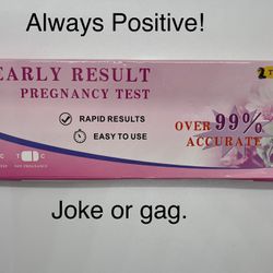 Fake Pregnancy Test Comes With Two Gag Joke