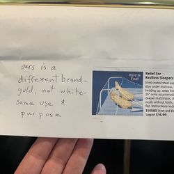 Metal Support Unit Used To Hold Bedding Up, Away From Feet