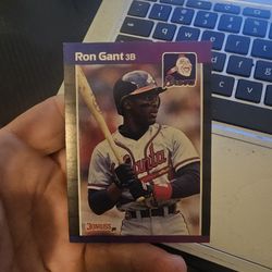 Ron Gant Leaf, Inc. *denotes* 1989 Donruss Baseball Card
