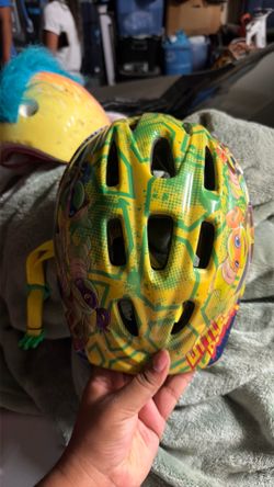 Little boys ninja turtles helmet bike