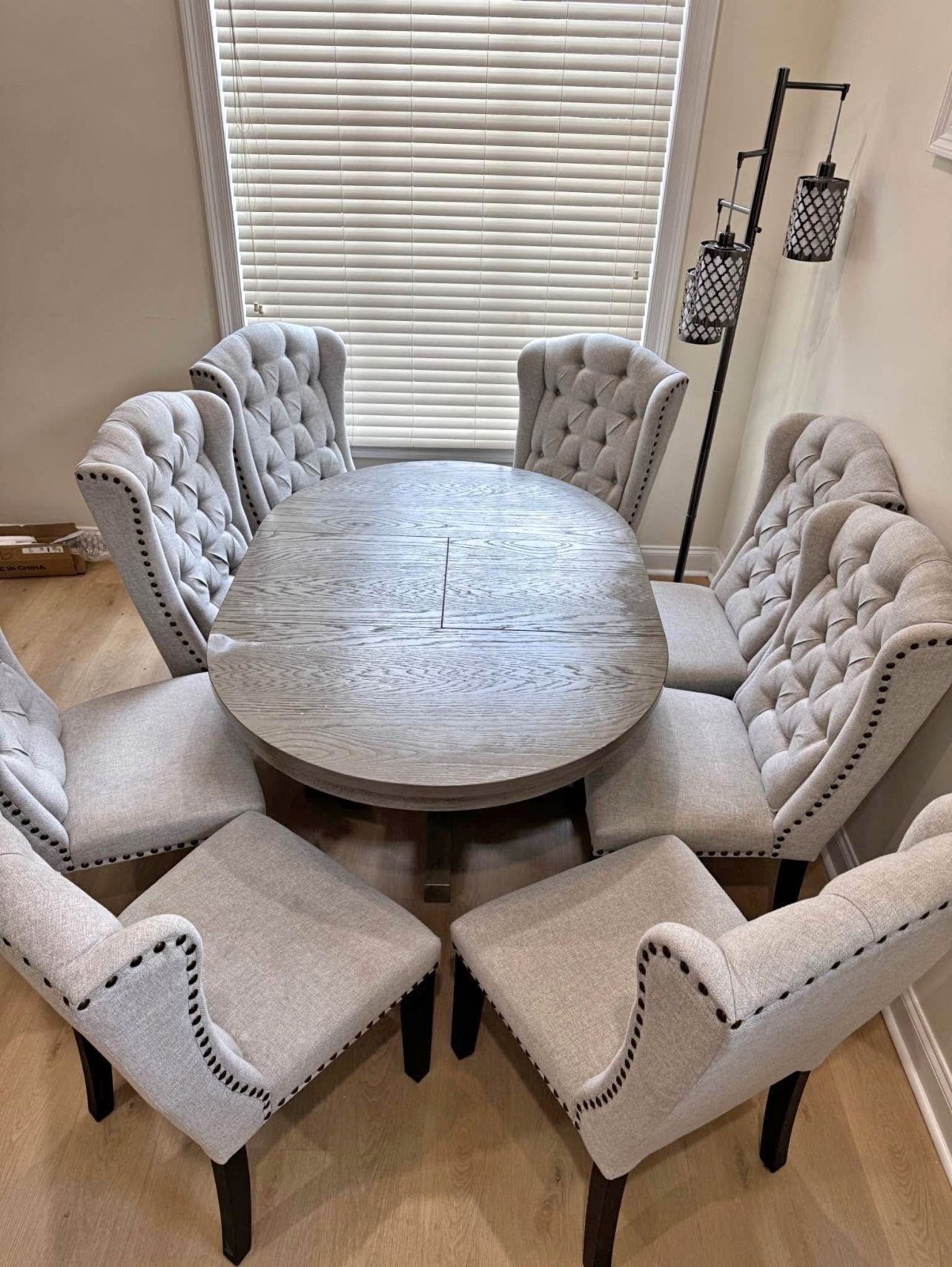 Dining Table With 7 Ashley Furniture Chairs 