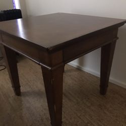 Moving Sale! Brown Hutch Table