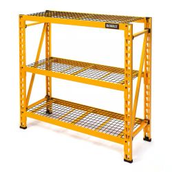 Dewalt Yellow 3-Tier Wire Steel Garage Storage Shelving Unit 