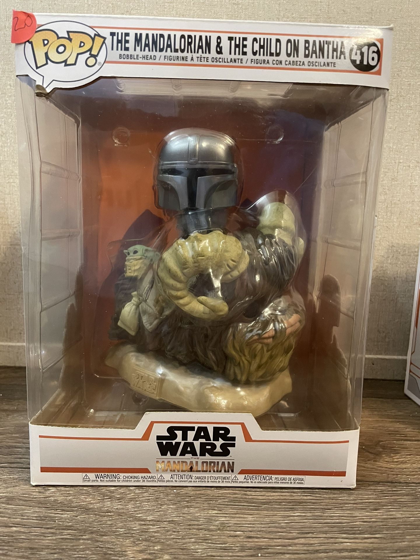 The Mandalorian On Bantha FunkoPop