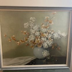 Gorgeous Vintage Texas Artist A.D. Greer Art Print Signed 33.5” X 28” w/o frame-37.5”x31.5” W/frame