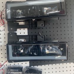 Chevy trucks 88–2000 headlights parking lights, corner lights clear and