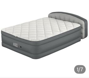 Sealy full Air Mattress with Built-in Headboard