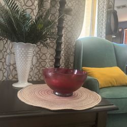 Iridescent vintage  Royal Brierly Fruit Bowl