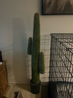 Artificial tall cactus