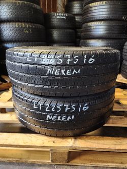  LT 225 75R 16 NEXEN ROADIAN CT8 TIRES LT 2257516 USED TIRES (PAIR) MOUNT BALANCE INCLUDED