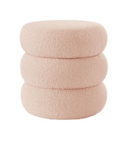 Blush Pink Ottoman Set