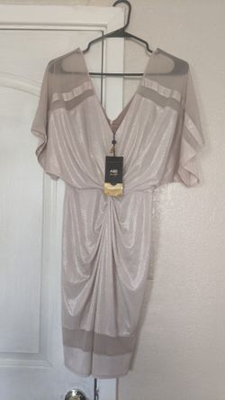 New ABS Schwartz  Gold Twist Shimmer Dress size 0 $20 firm