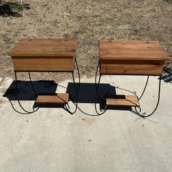 2 end tables/ nightstands 