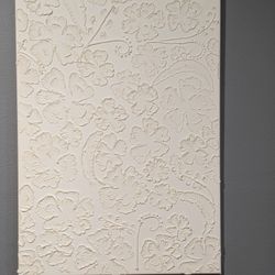 Textured Floral Wall Art