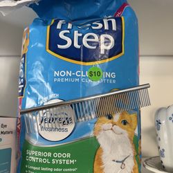 Cat Litter + brush – Fresh Step