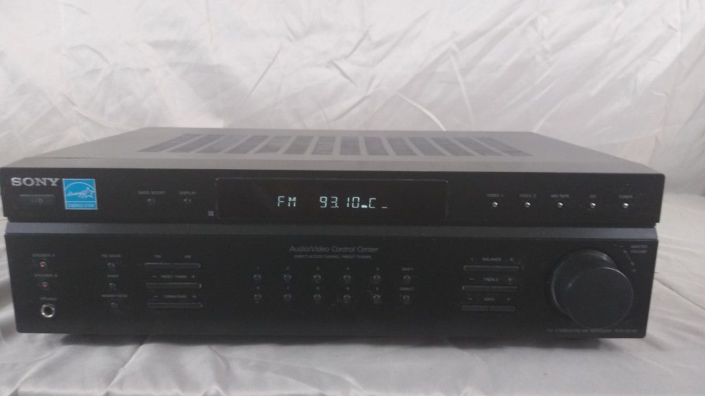 Sony STR-DE197 2-Channel Black Face Digital AM/FM Stereo Receiver