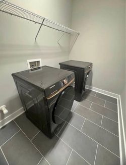 Samsung Stackable Front-Load Washer & Electric Dryer Set