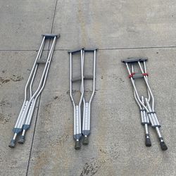Adjustable Aluminum Crutches
