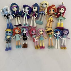 My Little Pony Equestria Girls Mini Dolls Lot of 15 Doll Figures 2015-2016