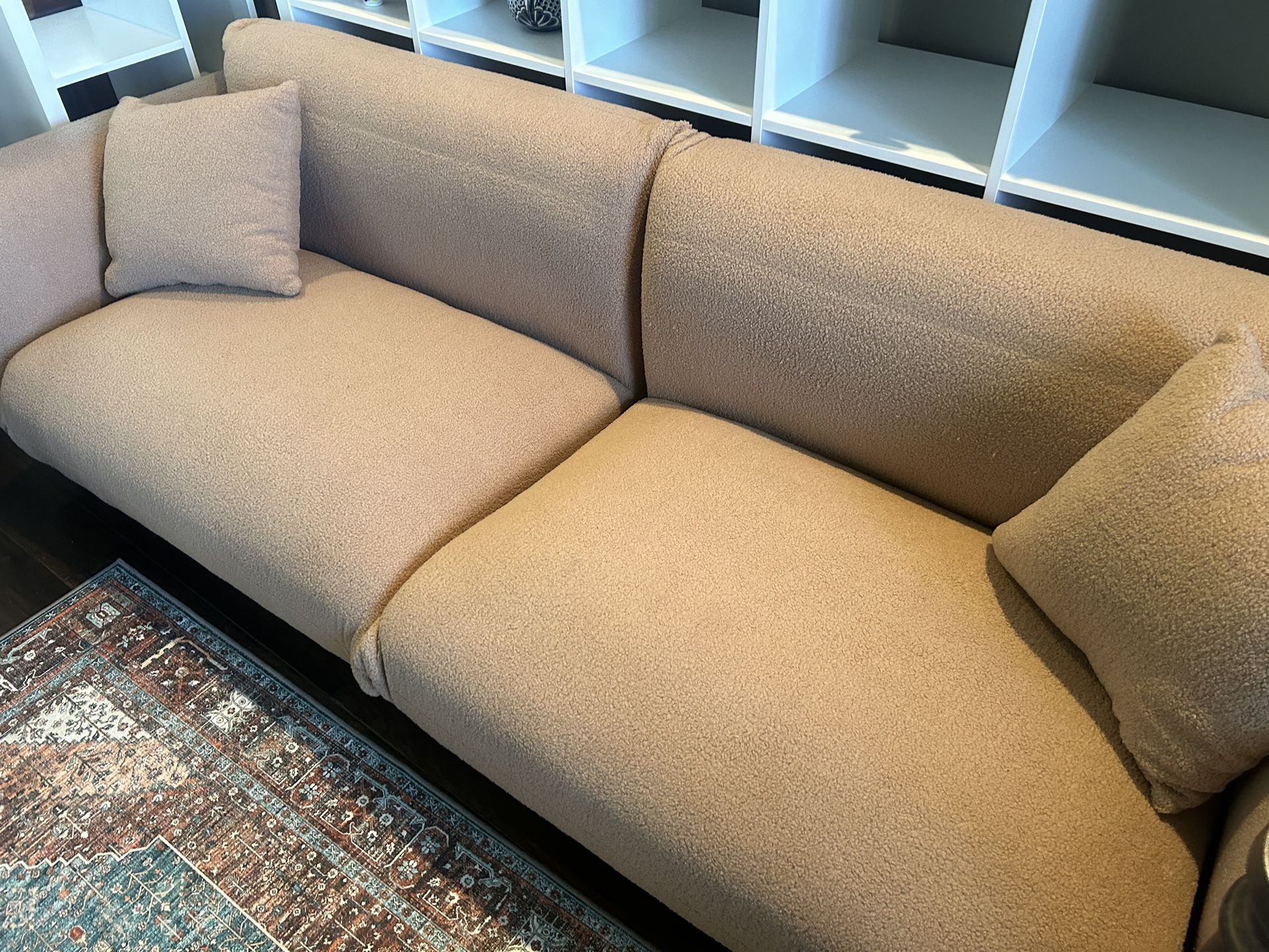 Camel Couch, Rug