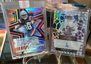 Autographed Patriots Cards