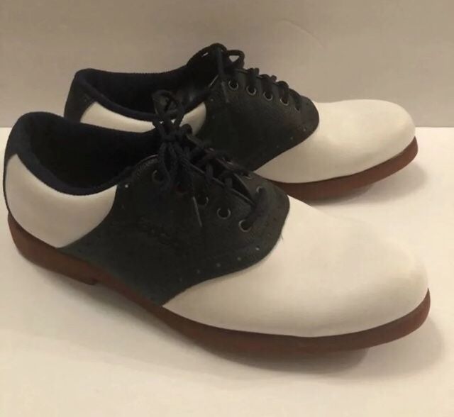 Womens FOOTJOY Tartan Plaid Oxford Golf Shoes Size 9