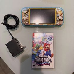  Nintendo Switch With Mario Wonder Game