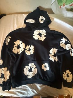 Denim Tears Cotton Wreath Hoodie Black