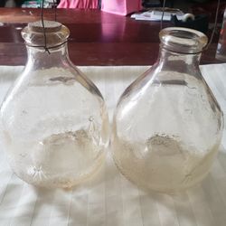 Vintage - 2 Glass Wasp Catchers