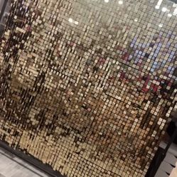Gold Shimmer Wall