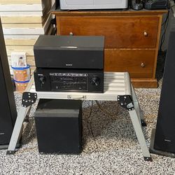 Denon 5.1 Stereo System w/ Sony speakers