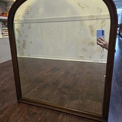 Vintage Mirror Sea Pattern