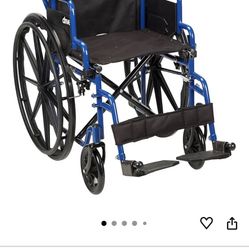 Drive Medical Blue Streak Lightweight Wheelchair