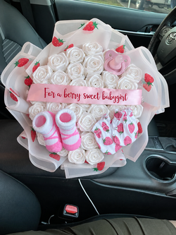 Baby Shower Bouquet for Baby Girl