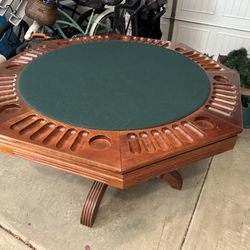 Poker Table, Game Table And Bumper Pool Table 3 in 1