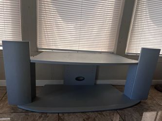 Grey TV stand