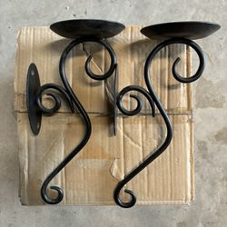 2 Wall Mounted Candle Holders