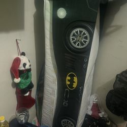 Batman Bed, Table, Chair, And Toy shelf