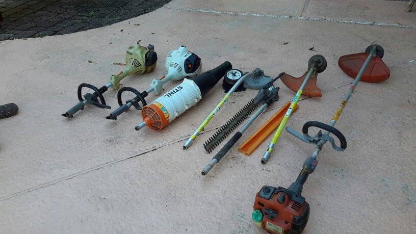 Stihl Motor With Variety Attachment
