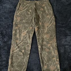 Abercrombie & Fitch Camo Pants Mens 34x32 Loose Fit Baggy Workwear