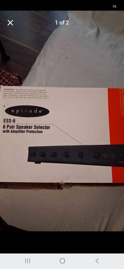 6 pair speaker selector with amp