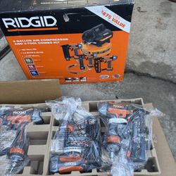Compresor. Rigid. 3 Toolby Manguera