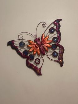 Metal Butterfly Wall Art